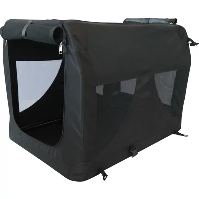 M-Pets Comfort Crate - XL - Zwart - 81 x 59 x 59 cm
