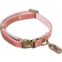 Designed by Lotte Velura - Hondenhalsband  - Roze - 35-50 x 20 cm