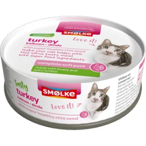 Smølke Soft Paté Kalkoen kattenvoer 80 gram