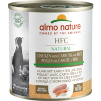 Almo Nature HFC Natural kip met worteltjes en rijst natvoer hond (290 g) 12 x 290 g