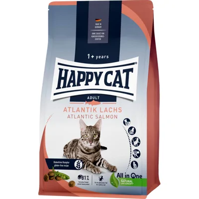 Happy Cat Adult Culinary Atlantik Lachs (met zalm) kattenvoer 2 x 4 kg