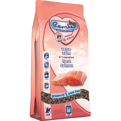 2x Renske Super Premium Adult Kattenvoer Zalm 6 kg