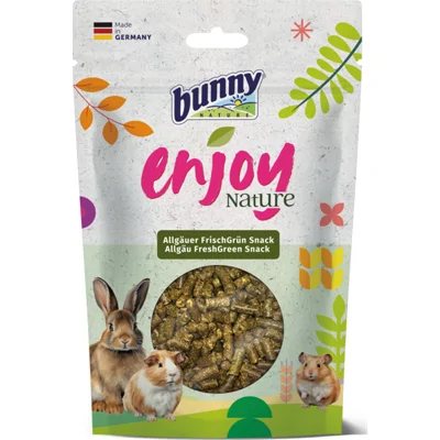 6x Bunny Nature Enjoy Nature Allgäu Freshgreen Snack 200 gr