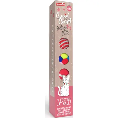Rosewood Cupid&Comet Feestelijke Kerst Speelballen Set