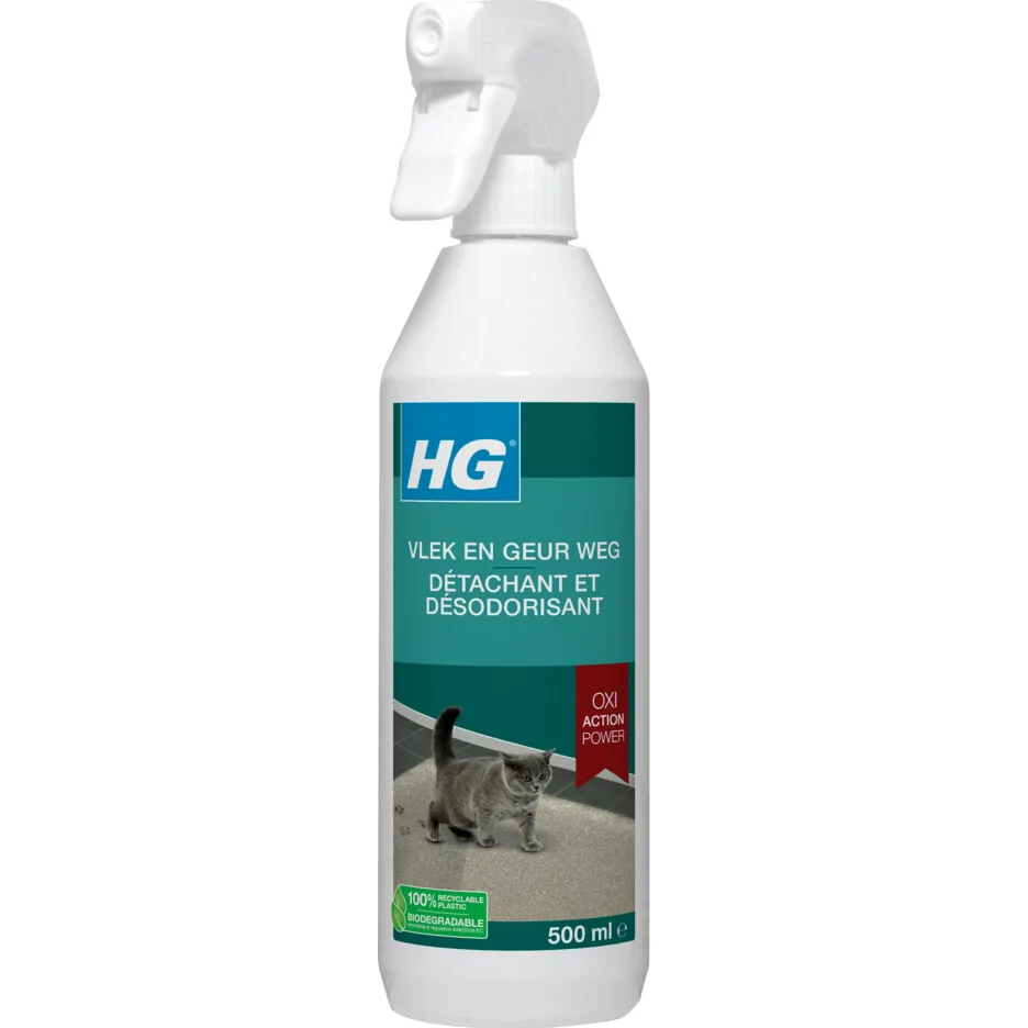 HG Pet Range Vlek&Geur Weg Kat 500 ml