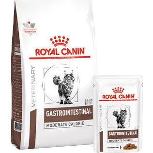 Royal Canin Gastro Intestinal Moderate Calorie Kat Combi - 2 kg + 12 x 85 g