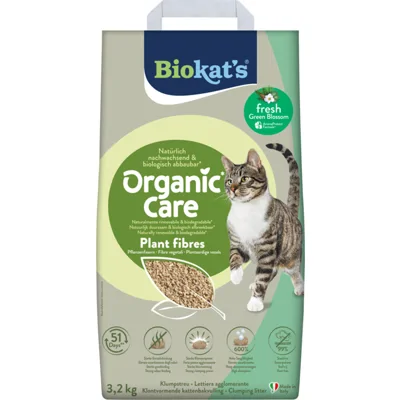 Biokat's Kattenbakvulling Organic Care Plant Fibres Fresh 8 liter