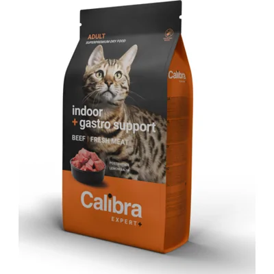 Calibra Expert+ Kattenvoer Indoor & Gastro Support Rund 6 kg