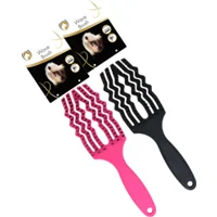 Excellent Horse Wave Brush - Zwart