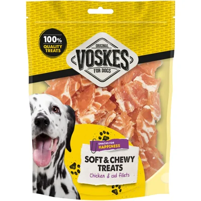 Voskes Hondensnacks Original Filets Kip & Kabeljauw 400 gr