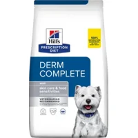 6x Hill's Prescription Diet Hondenvoer Droog Derm Complete Mini Environmental/Food Sensitivities Rijst & Ei 1 kg