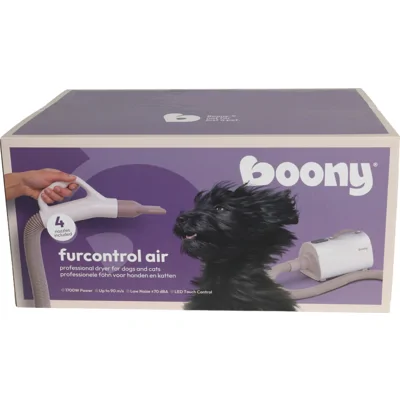 Boony Furcontrol Air Huisdierenfohn met 4 Opzetstukken