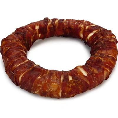 Beeztees Culinair Kauwring met Eend hondensnack 19 cm