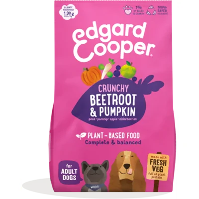 Edgard & Cooper Hond plantaardig rode biet & pompoen 7kg
