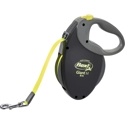 Flexi Giant Neon Tape M Zwart 8m