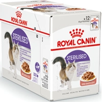Royal Canin Sterilised in Gravy (saus) natvoer kattenvoer zakjes 12x85g