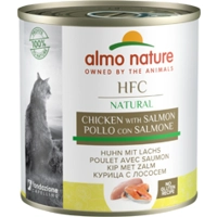 Almo Nature HFC Natural kip met zalm natvoer kat (280 g) 12 x 280 g