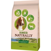 Iams Naturally Adult met lam & rijst hondenvoer 2 x 2,7 kg