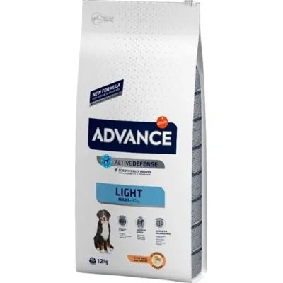 Advance Maxi Light met kip en rijst hondenvoer 12 kg