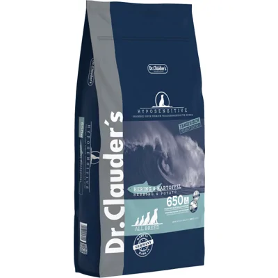 Dr. Clauder's Hyposensitive haring en aardappel hondenvoer 11,5 kg