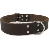 Leren Halsband Bruin 70 cm x 40 mm