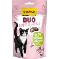 12x GimCat Duo Kattensnack Lam&Gevogelte 50 gr