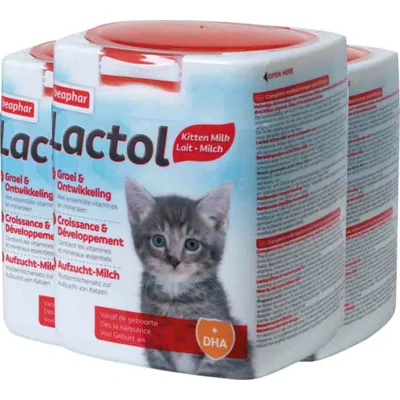 3x Beaphar Lactol Melk Kitten 500 gr