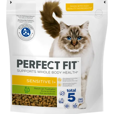 4x Perfect Fit Droogvoer Sensitive Kalkoen 750 gr