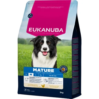 Eukanuba Mature & Senior Medium Breed Kip 3 kg
