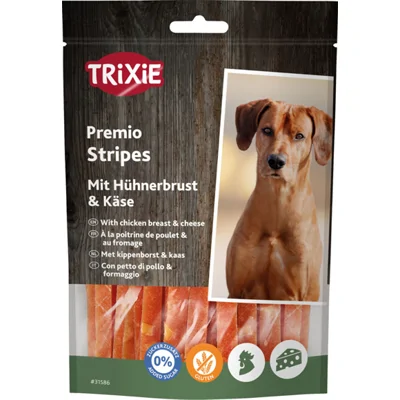 Trixie Premio Cheese Chicken Stripes - 3 x 100 g