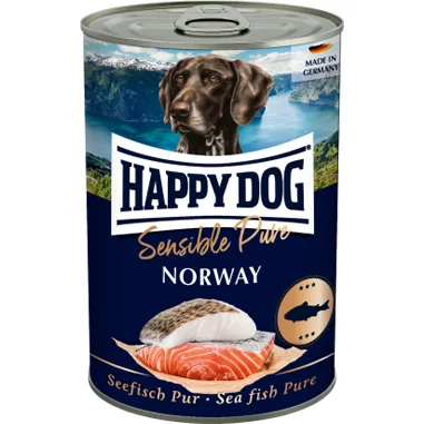 Happy Dog Sensible Pure Norway - Zeevis - 6 x 800 g