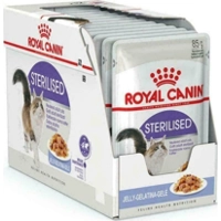 Royal Canin Sterilised in Jelly natvoer kattenvoer zakjes 12x85g