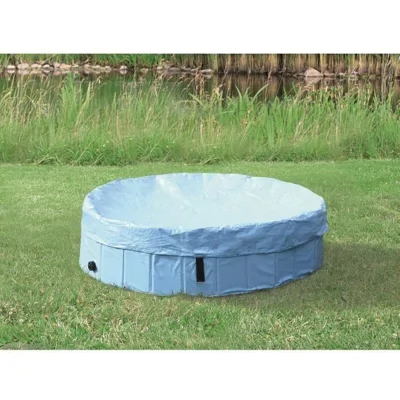 Afdekhoes voor zwembad voor de hond M 80 cm - Blauw