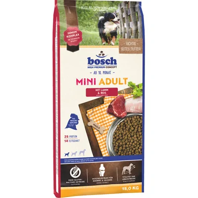 Bosch Adult Mini met lam & rijst hondenvoer 3 kg