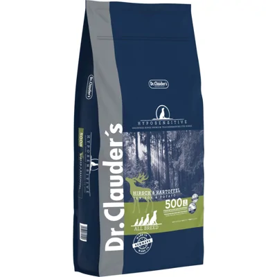 Dr. Clauder's Hyposensitive met hert en aardappel hondenvoer 11,5 kg