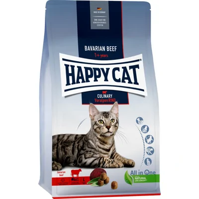 Happy Cat Adult Culinary Voralpen Rind (met rund) kattenvoer 2 x 4 kg
