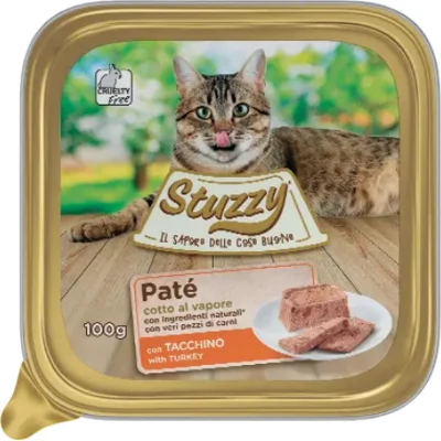 Stuzzy Paté met kalkoen kattenvoer 100 gr. 1 tray (32 x 100 g)