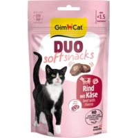 12x GimCat Duo Kattensnack Rund&Kaas 50 gr