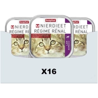 16x Beaphar Nierdieet Kattenvoer Nat Lam 100 gr product name