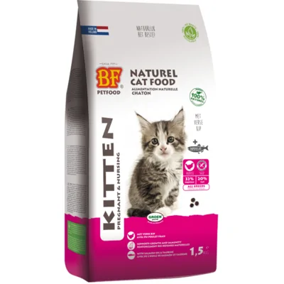 4x BF Petfood Kittenvoer 1,5 kg