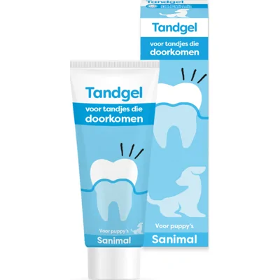 Sanimal Tandgel voor Tandjes die Doorkomen 50 gr