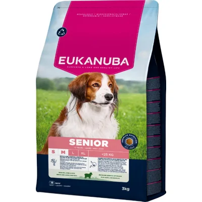 Eukanuba Mature 7+ Lam & Rijst 12 kg