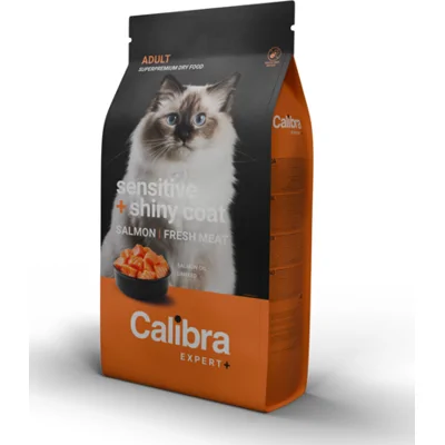Calibra Expert+ Kattenvoer Sensitive & Shiny Coat Zalm 6 kg