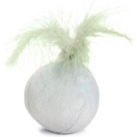 Beeztees Kitten Bal met Veer Rizo groen kattenspeelgoed