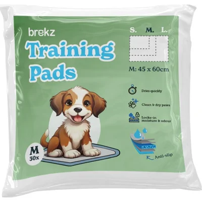 Brekz puppy training pads M (30 stuks) 3 verpakkingen