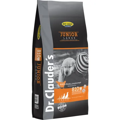 Dr. Clauder's Junior Large gevogelte hondenvoer 12,5 kg