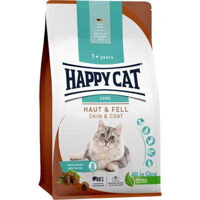 Happy Cat Adult Sensitive Haut & Fell (huid vacht) kattenvoer 2 x 4 kg