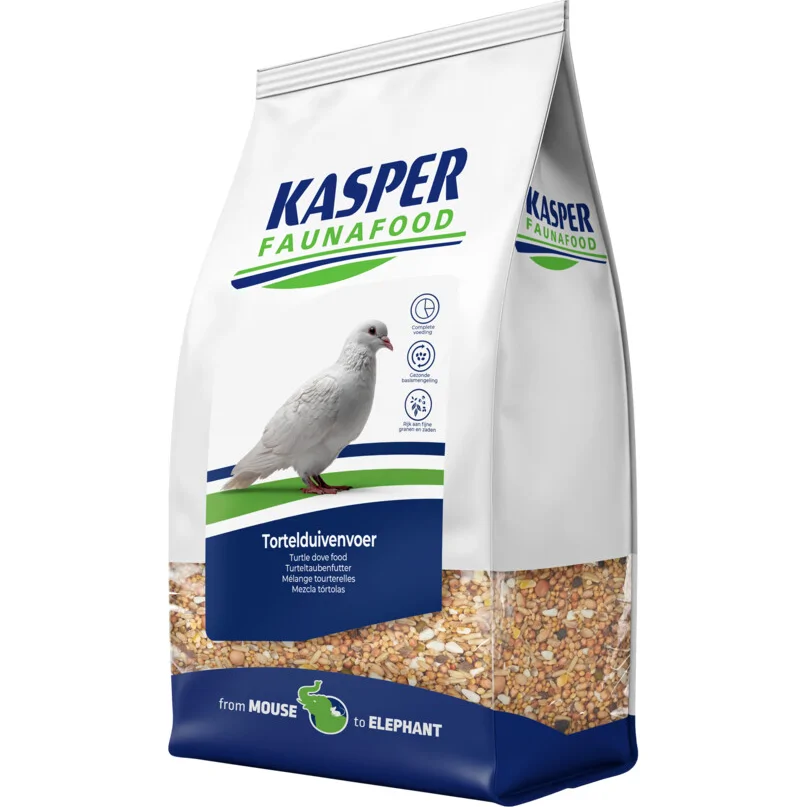 3x Kasper Faunafood Tortelduivenvoer 3 kg