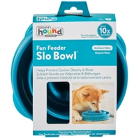 Outward Hound Fun Feeder Drop Voerbak Turquoise Medium 22 x 22 x 5 cm