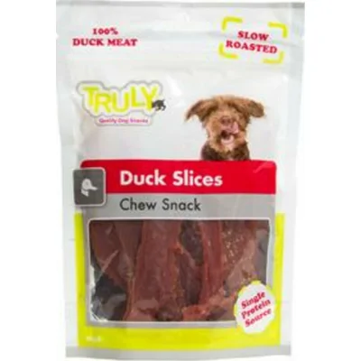 Truly Hondensnack Dog Slices Chew Duck 90 gr